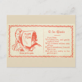 Carte de flirt victorienne