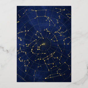 Carte de fond pour invitation céleste sous acryliq