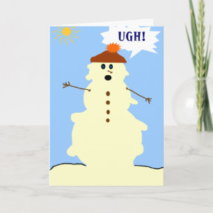 carte de fonte snowman