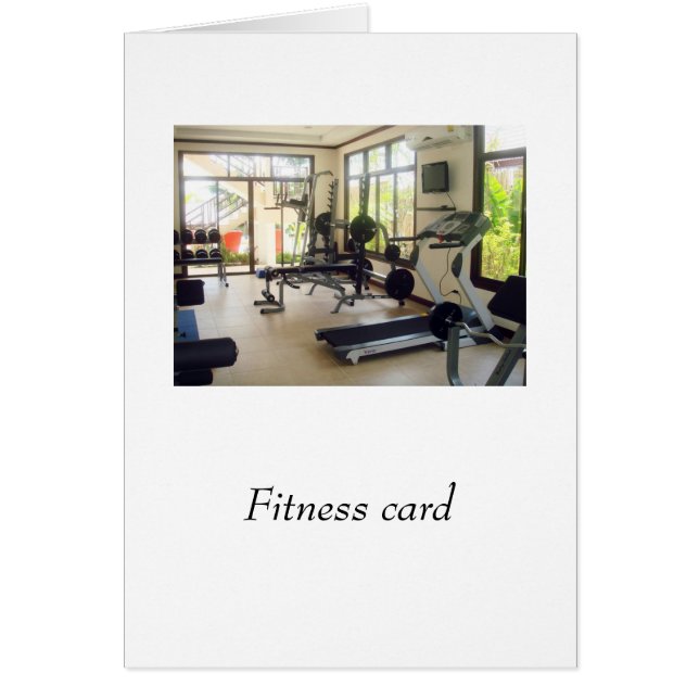 Carte de forme physique (Devant)