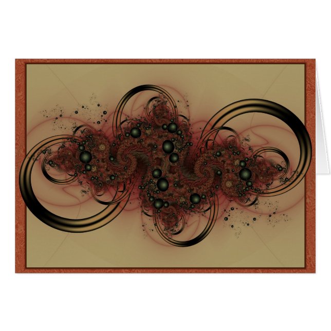 Carte de fractale (Devant horizontal)