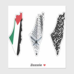 Carte de Free Palestine Sticker Pack1