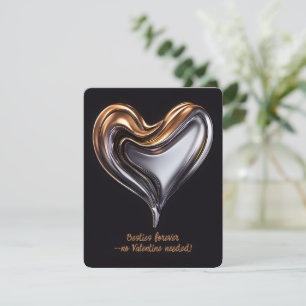 Carte de Galentine's Day pour une amie au cœur mét