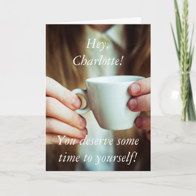 Carte de garde d'enfants de bon pour les mamans (Devant)