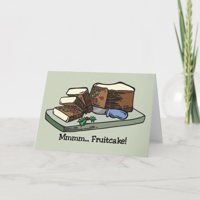 Carte de gâteau de fruits secs (Devant)