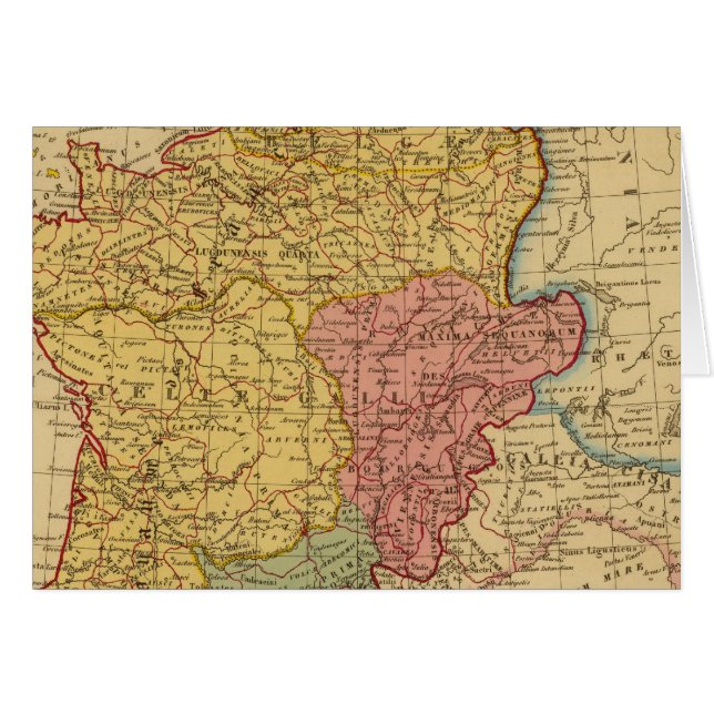Carte de Gaule (Devant horizontal)