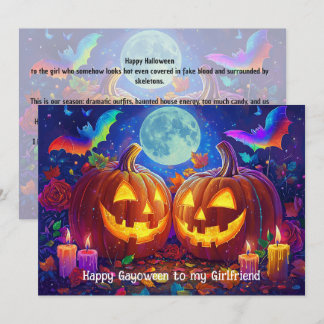 Carte de Gayoween pour petite amie 🌈🎃