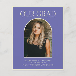 Carte de graduation Budget Moderne 2 Photo Arc vio
