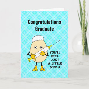 Carte de graduation de l'infirmière Little Pinch E