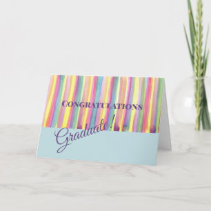 Carte de graduation des bandes d'aquarelle