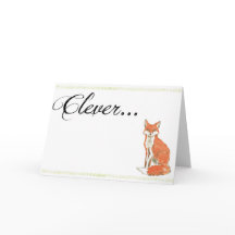 Carte de Graduation Fox intelligente