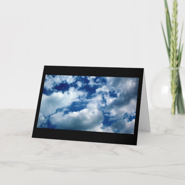 Carte de graduation "Sky's the Limit" (Devant)