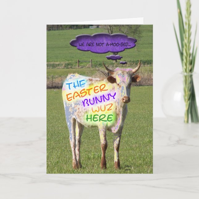 Carte de graffiti de Pâques (Devant)