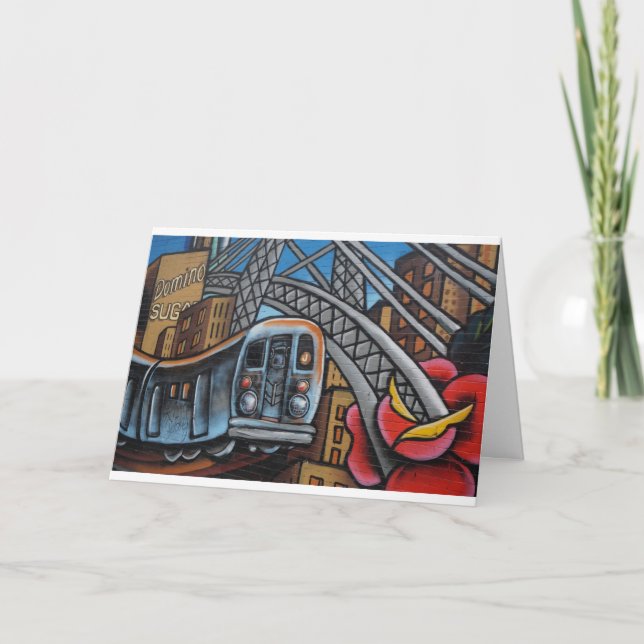 Carte de graffiti urbain dans le métro (Devant)