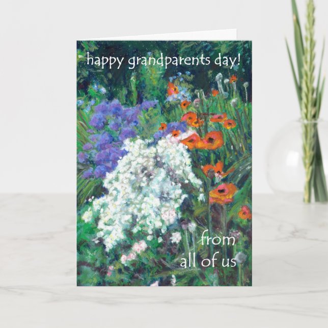 Carte de grand-parents de jour - de nous tous - Po (Devant)