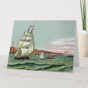 Carte de grand salut Block Island
