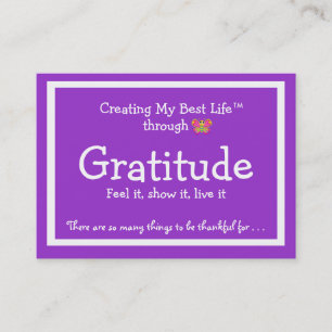 Carte de gratitude avec le papillon mignon