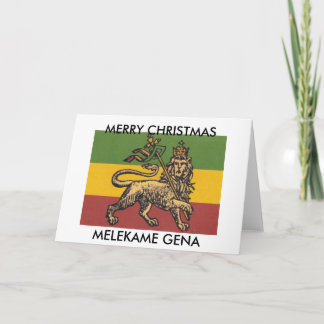 CARTE DE GREETING ÉTHIOPIENNE