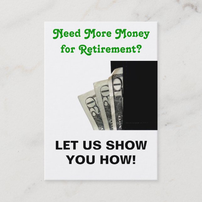 Carte de grésillement - montrons-vous ! (Devant)