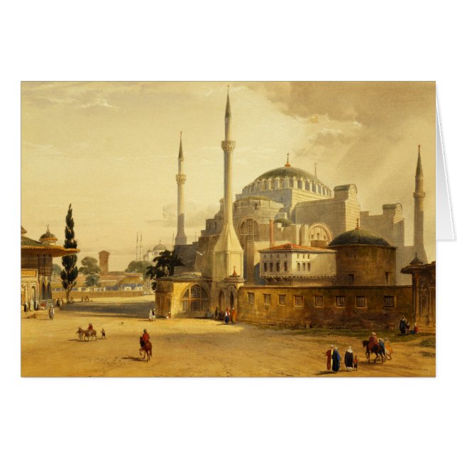 Carte de Hagia Sophia (Devant horizontal)