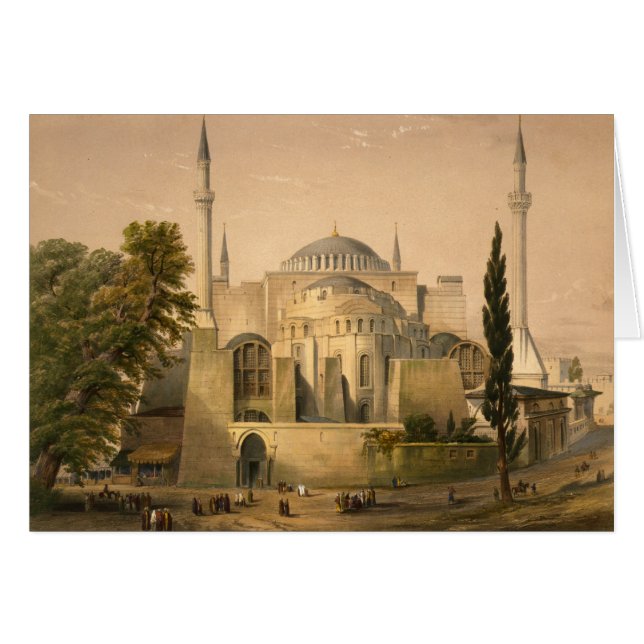 Carte de Hagia Sophia (Devant horizontal)