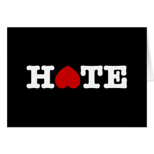 CARTE DE HAINE