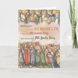 Carte de Halloween catholique