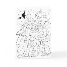Carte de Halloween de hobbt de do-it-yourself