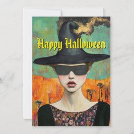 Carte de Halloween ensorcelée