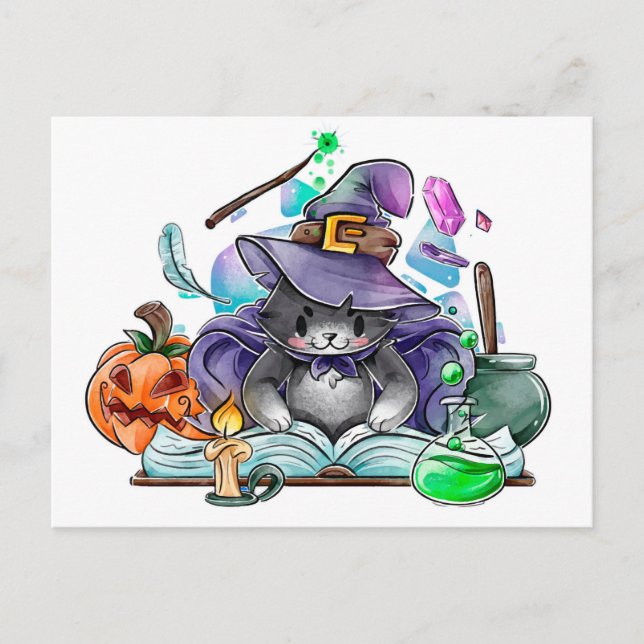 Carte de Halloween mignonne (Devant)