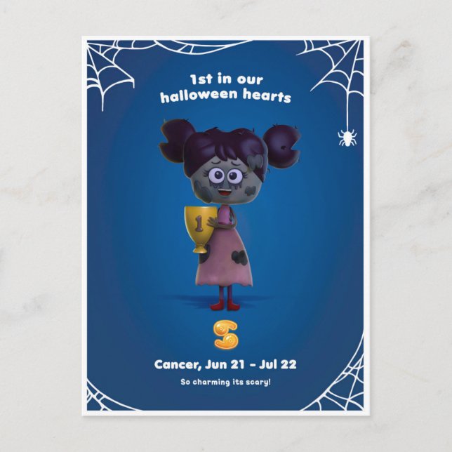 Carte de Halloween pour Cancer (Devant)