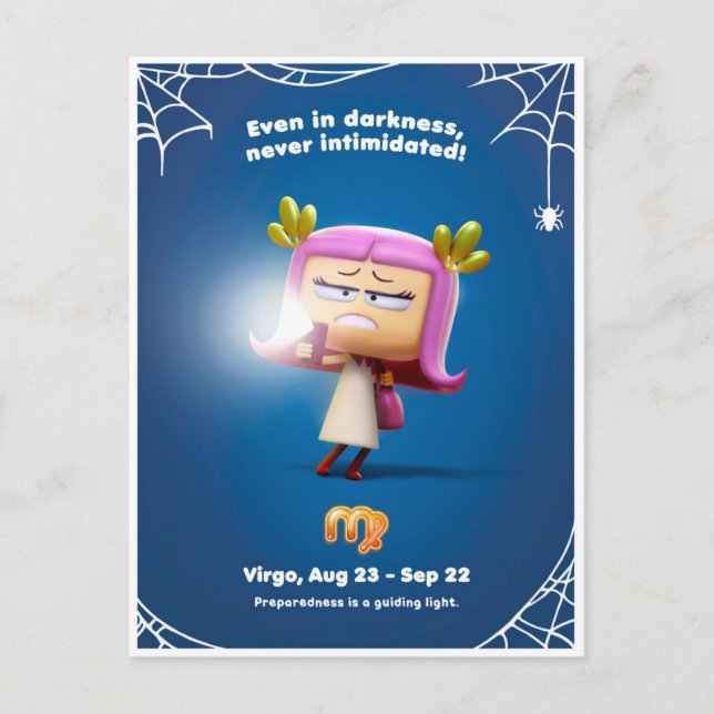 Carte de Halloween pour Vierge (Devant)