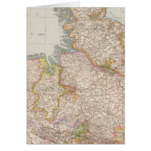 Carte de Hanovre, Schleswig Holstein, Allemagne du