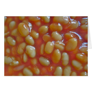 Carte de haricots cuits