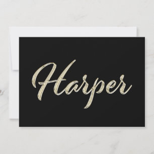 Carte de Harper White Gold