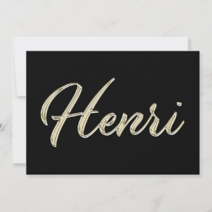 Carte de Henri White Gold