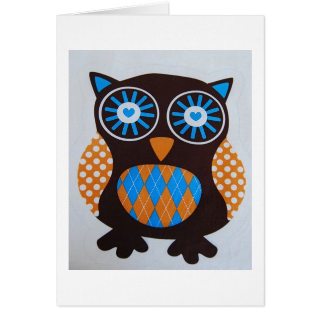 Carte de hibou (Devant)