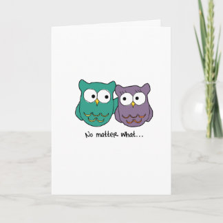 Carte De hibou amour toujours vous