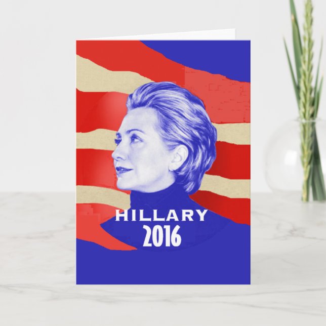 Carte de Hillary 2016 (Devant)