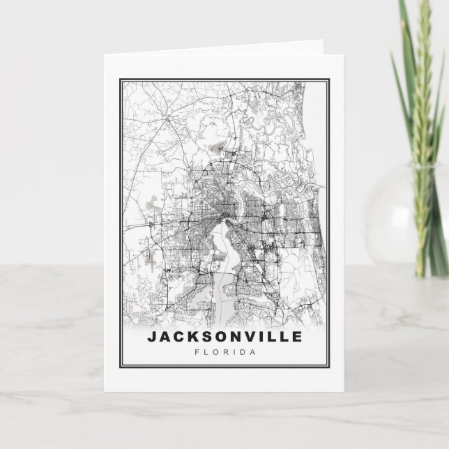 Carte de Jacksonville (Devant)