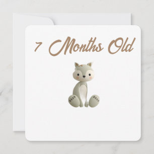 Carte de jalons de bébé Little Forest Friends – 7