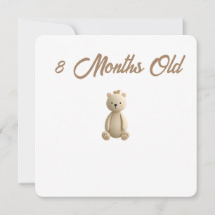 Carte de jalons de bébé Little Forest Friends – 8