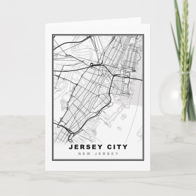 Carte de Jersey City (Devant)