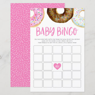 Carte de jeu Bingo Bingo Bingo Bingo Pink and Choc