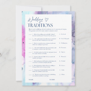 Carte de jeu de Baby Shower pour Traditions de Mar