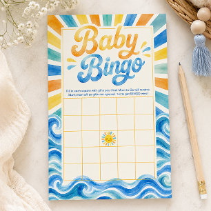 Carte de jeu de bingo pour bébé Voici venir le fil