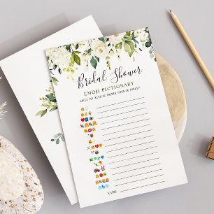 Carte de jeu de Fêtes des mariées florales Roses b