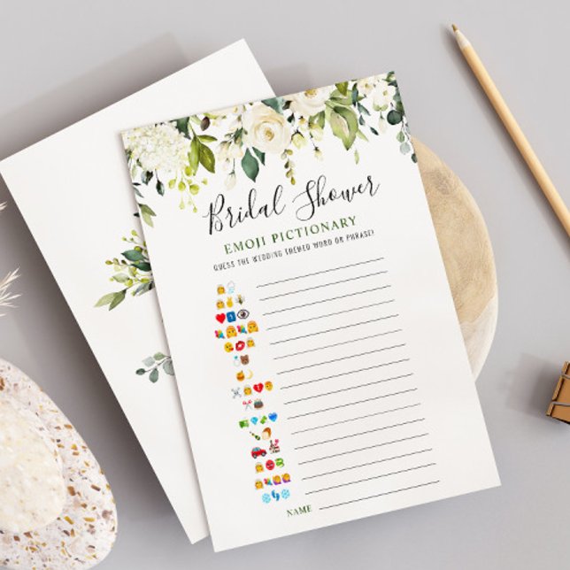 Carte de jeu de Fêtes des mariées florales Roses b (Créateur téléchargé)