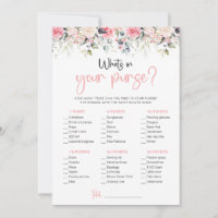 Carte de jeu Fleurs roses Qu'est-ce que vous avez