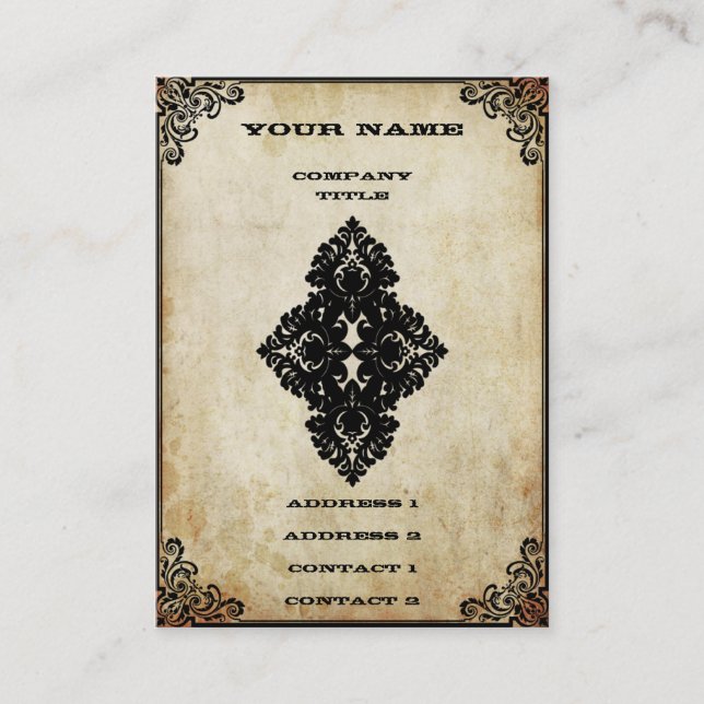 Carte de jeu personnalisable (Devant)